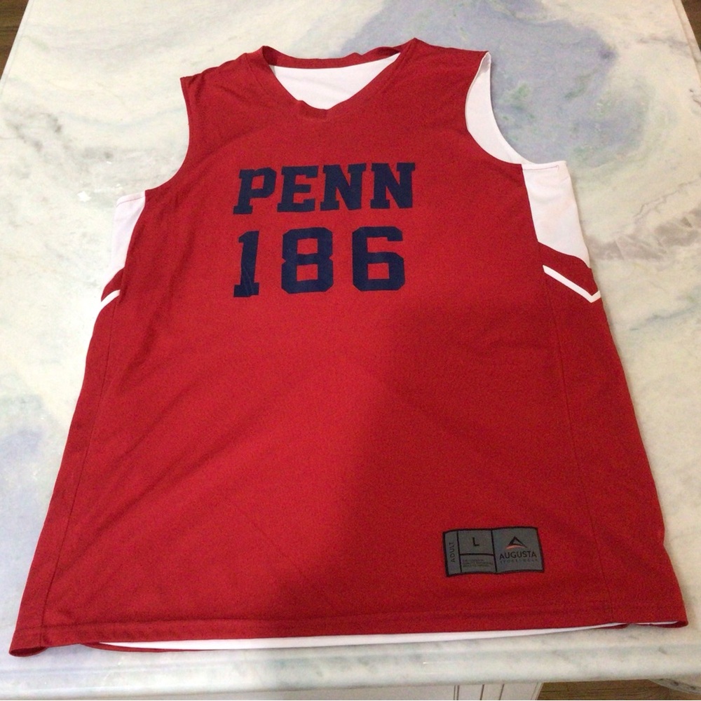 Men’s University of Pennsylvania Prospect Camp Jersey.  Size L.  Reversible. Red